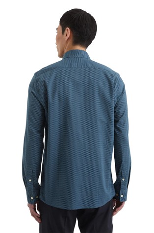 MARC O'POLO Patterned cotton shirt Mulit / Dark Navy 2