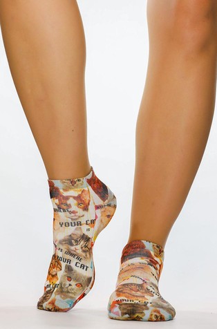 Home Cat I ankle socks