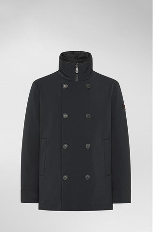 Vodoodbojna puhovka z dvorednim zapenjanjem