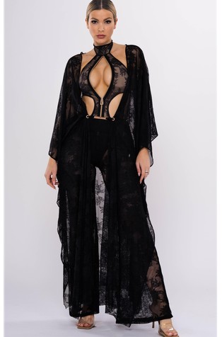 Flora beach coverup