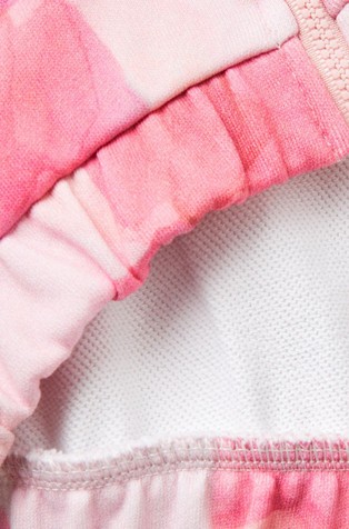 BENETTON Bombažna jopa s dip-dye vzorcem Večbarvna - Pink / White 3