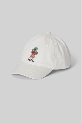 Polo Bear bombažna kapa s šiltom