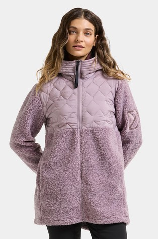 Bibi Full-Zip Teddy Jumper with Quilting