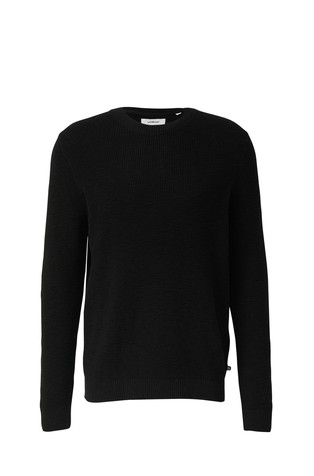 Pleten pulover s teksturiranim vzorcem