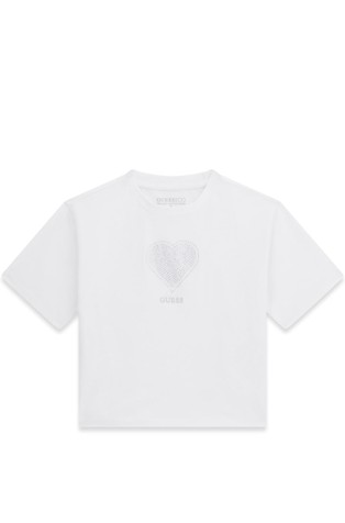 Bombažna majica z motivom srčka