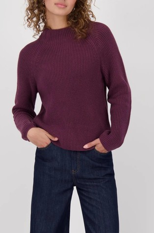 Pleten pulover iz bombažne mešanice