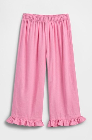 Hlače iz lanene mešanice za malčice