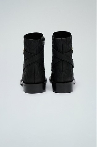 SALSA JEANS Nubuck leather ankle boots Black 3