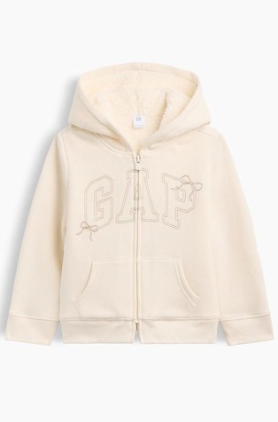 Gap logo podložena jopa s kapuco za malčice