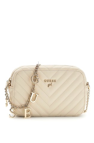 Torbica z logo črkami na naramnici