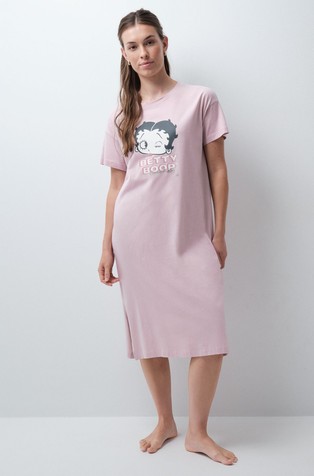 Betty Boop spalna srajca s kratkimi rokavi