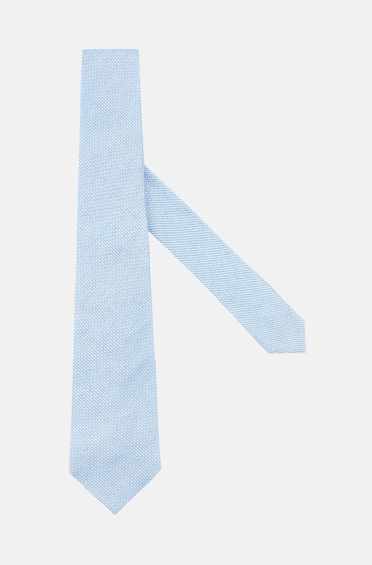 BOGGI MILANO Wool Blend Tie Light Blue 