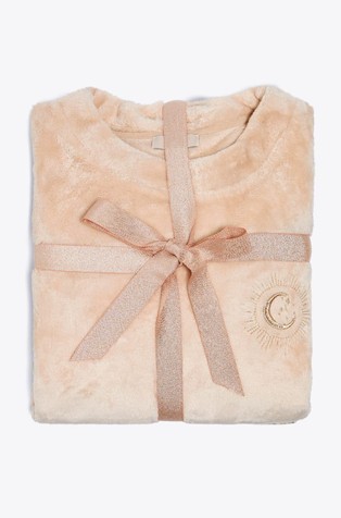 ETAM Miel 2-piece fleece pajamas set Multi Pink 4