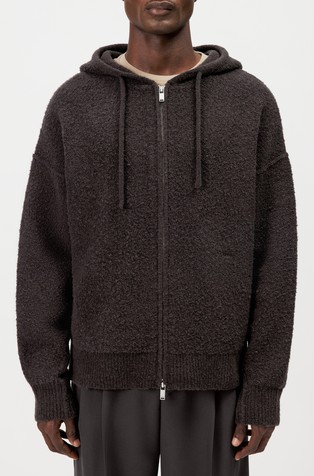 Teddy-style hooded jacket