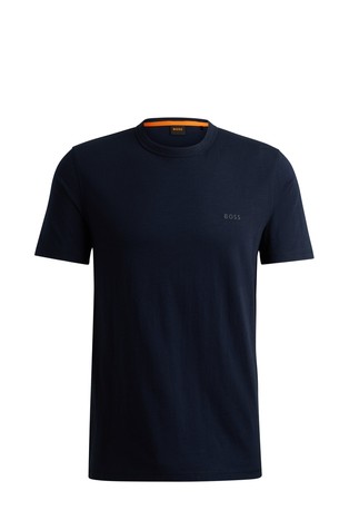 Bombažna majica s kratkimi rokavi in logotipom