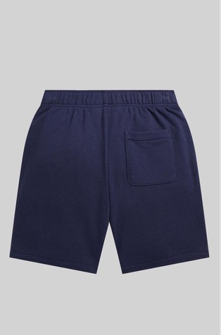 RALPH LAUREN Kratke hlače z zatezno vrvico iz bombažne mešanice Modra - Newport Navy 2