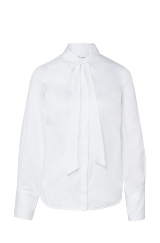 Srajca iz raztegljivega poplina z odstranljivo pentljo