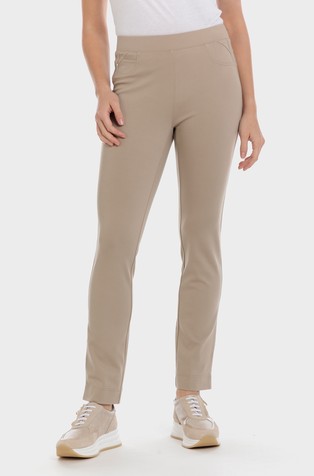 Ponte di roma trousers with elastic waist