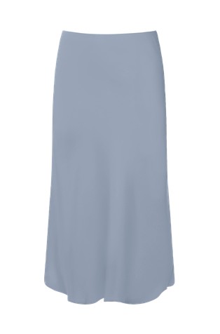 Midi satenasto krilo z elastičnim pasom