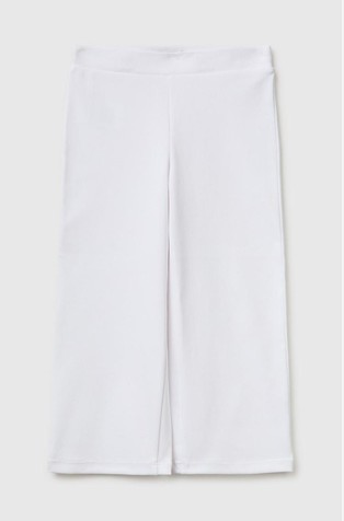 Ravne hlače iz bombažne mešanice