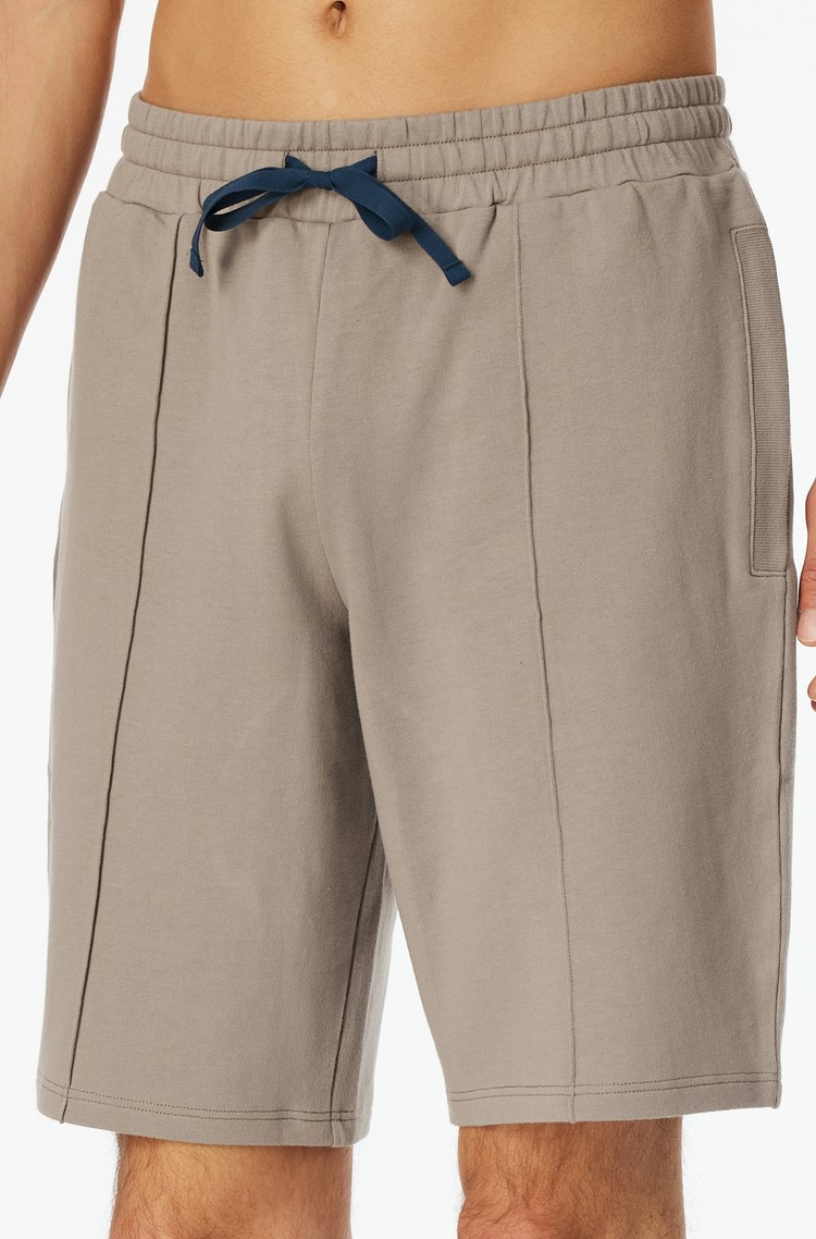 SCHIESSER Mix &amp; Relax - cotton pants short Brown 