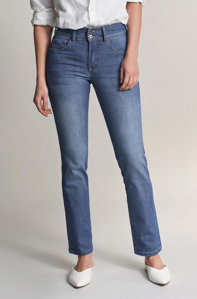 SALSA JEANS Secret Push In slim jeans hlače Modra - Blue 