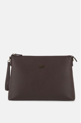 Crossbody Bag in Leather-Effect Fabric