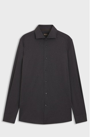 Slim fit bombažna srajca