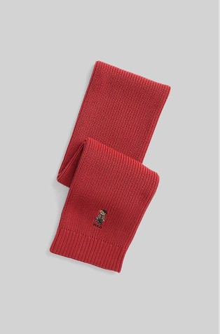 Polo Bear cotton scarf