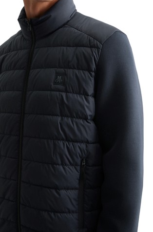 MARC O'POLO Quilted jacket regular with soft scuba sleeves Dark Navy 3