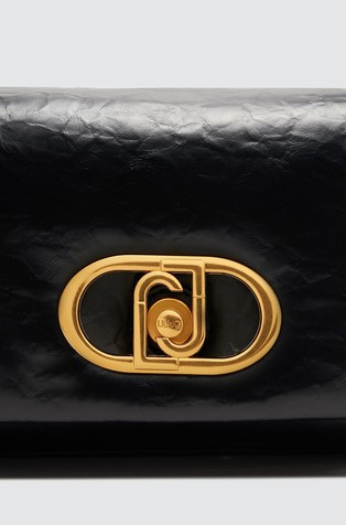 LIU JO LaPuffy shoulder bag in faux-leather Black 6