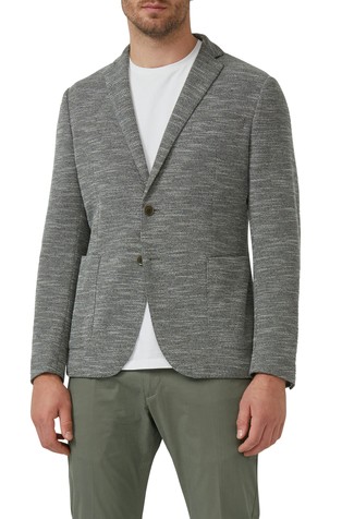 S.o jogg regular fit suknjič iz melirane tkanine