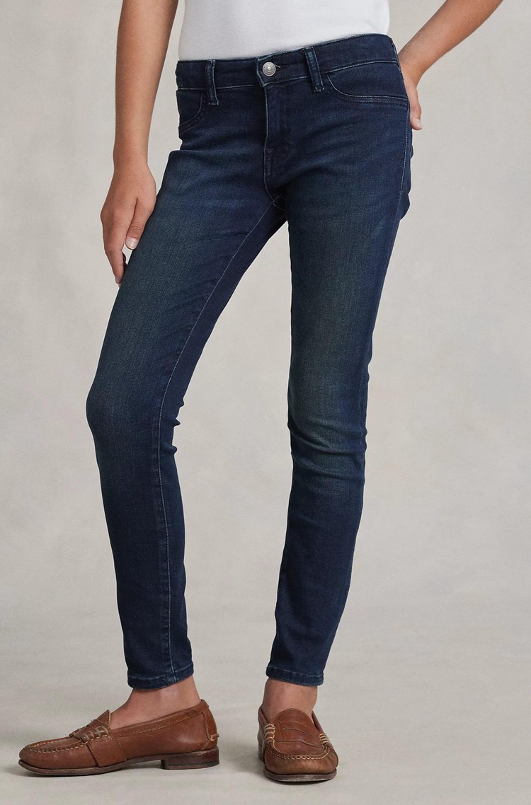 RALPH LAUREN Aubrie jeans hlače Modra - Blue 
