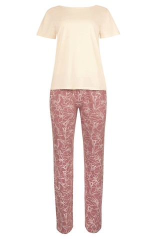 LISCA Nina pižama s kratkimi rokavi Roza - Multi Pink 3