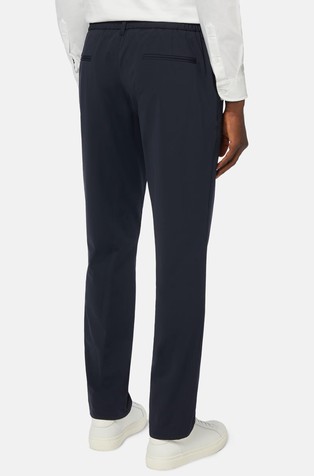 BOGGI MILANO B-Tech hlače iz raztegljivega najlona Modra - Navy Blue 2