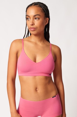 Essentials crop top with removable pads