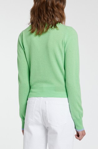 MARELLA Wool and cashmere cardigan Green 2