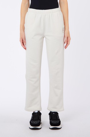 Elastic-waist cotton trousers