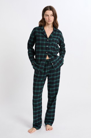Melia 2-Piece Checkered Cotton Pyjama Set