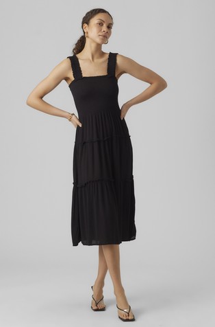 VMMENNY Midi viscose dress