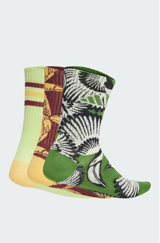 ADIDAS adidas x FARM Rio paket 3 parov nogavic Večbarvna - Crew Green / Semi Spark / Pulse Lime 2