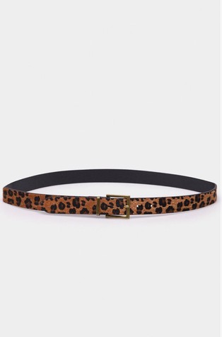 Animal print belt