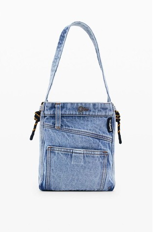 Medium denim tote bag