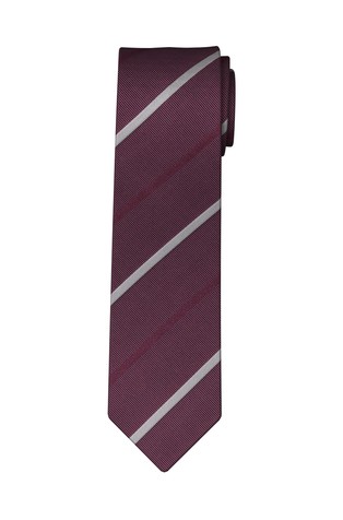 Striped silk tie