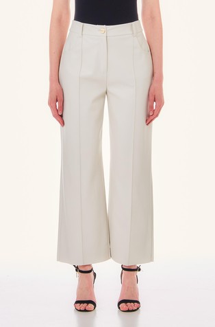 Coated fabric trousers