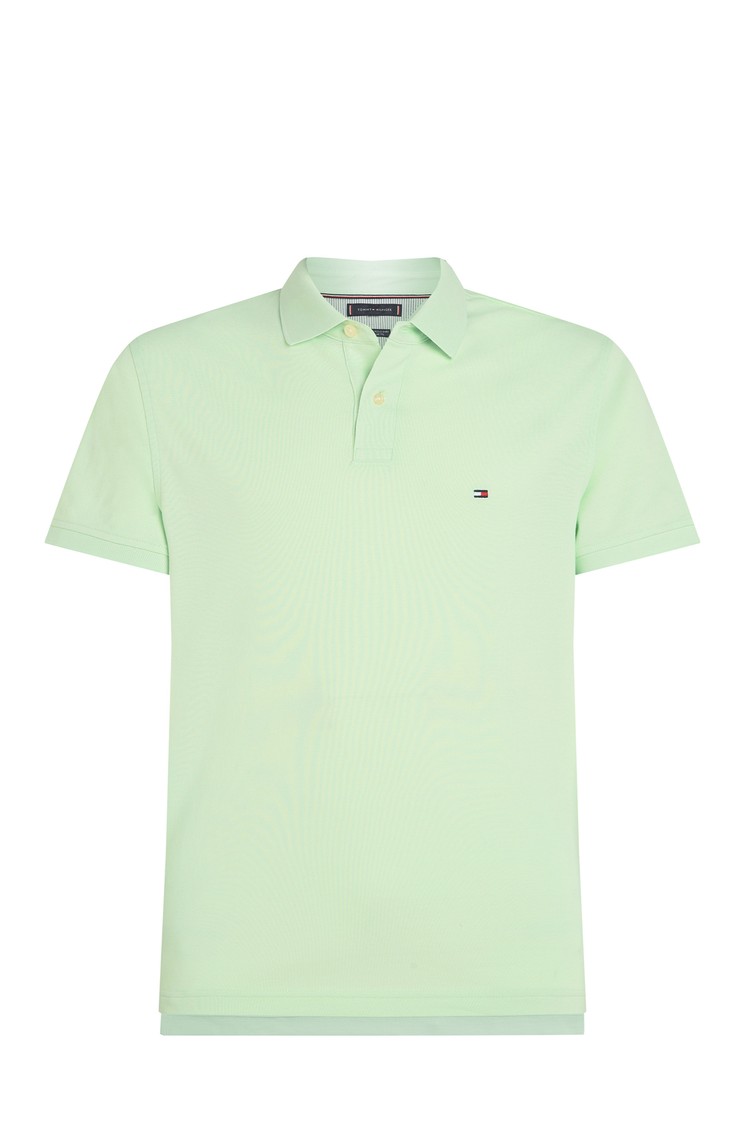 TOMMY HILFIGER 1985 slim fit polo majica Zelena - Green 