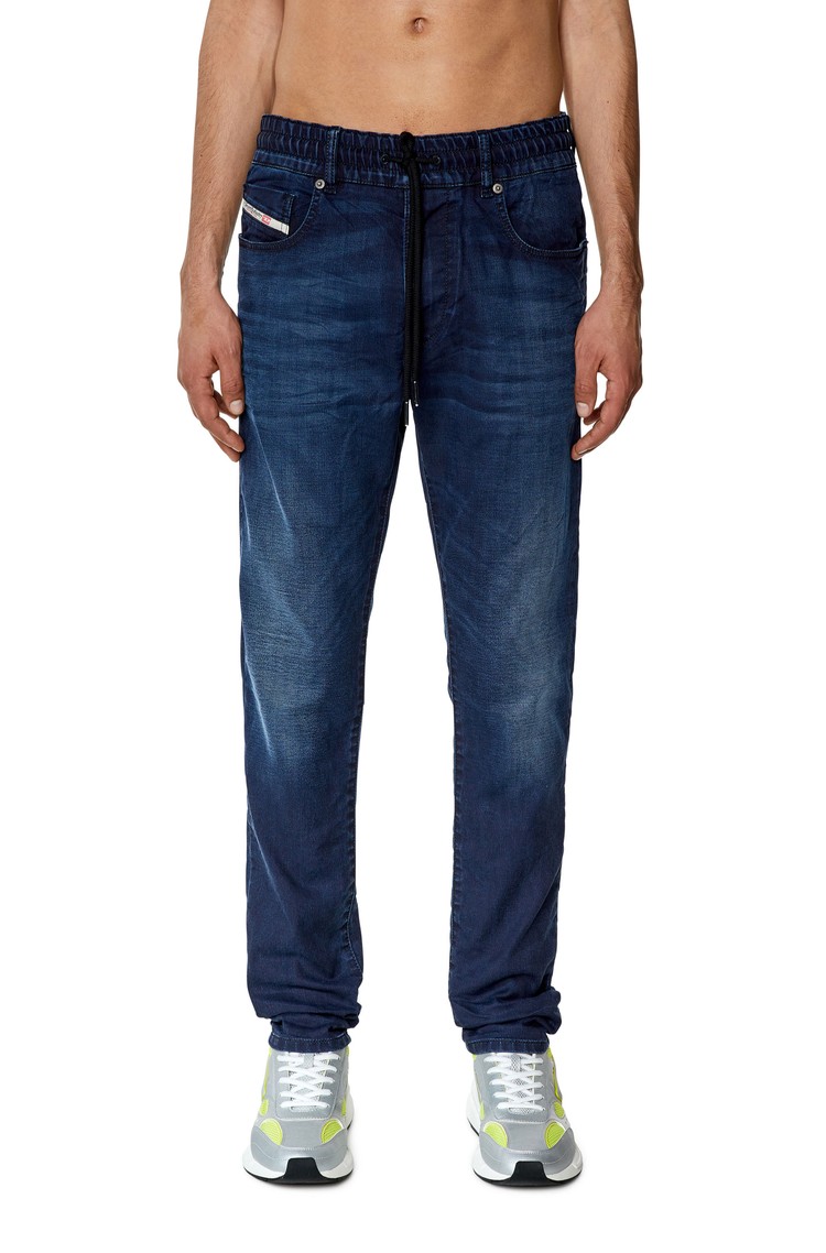 DIESEL Slim D-Strukt jeans hlače - JoggJeans® 068FB Modra - Dark Blue 