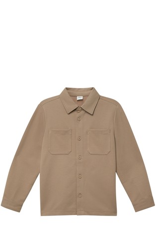 Srajčna jakna z našitima žepoma