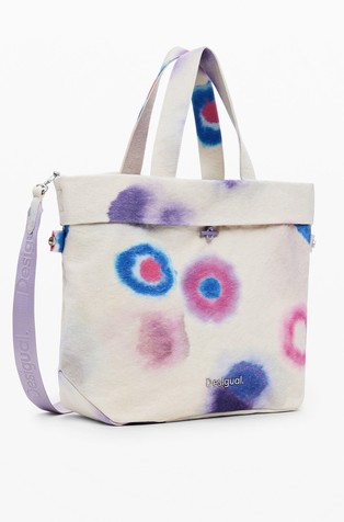 DESIGUAL Large reversible canvas bag Multi 3