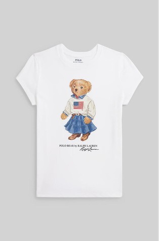 Polo Bear Cotton Jersey Tee